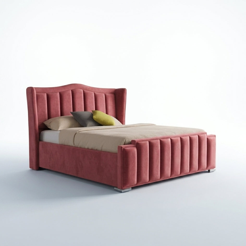 Eric Wingback Bed - professional studio product photo
