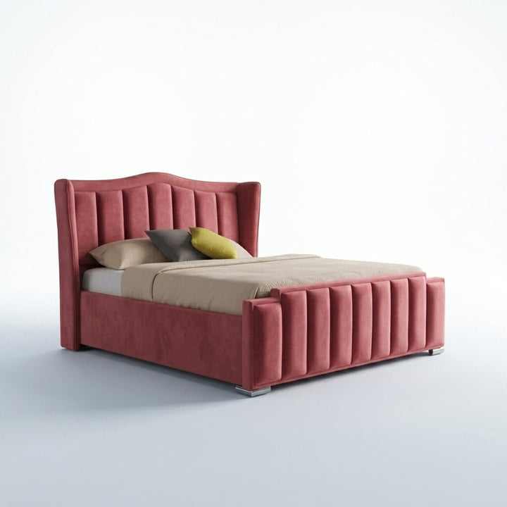 Eric Wingback Bed – Contemporary Upholstered Bed Frame