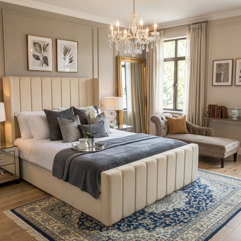 Mayfair Wingback Bed