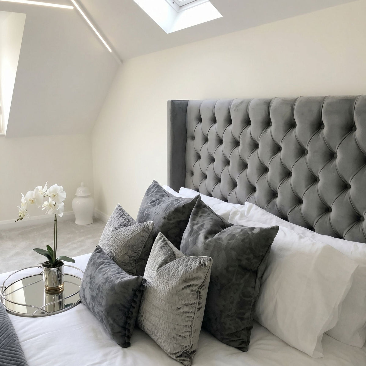 Royal Chesterfield Wingback Bed Frame - Eagle Bed