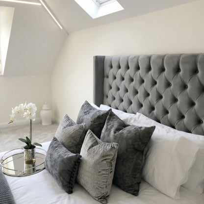 Royal Chesterfield Wingback Bed Frame - Eagle Bed