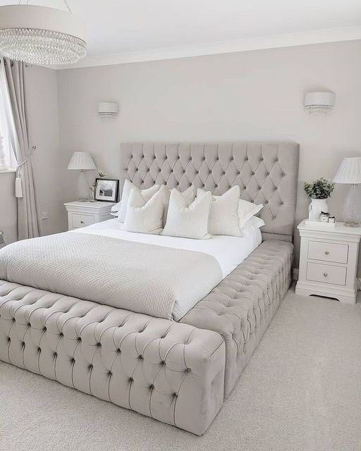 Princess Grand Luxury Velvet Bed room view UK - Eagle Bed