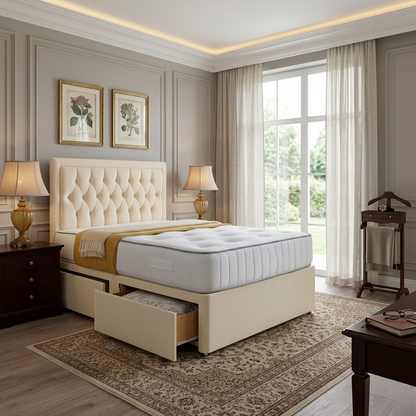 Brooklyn Divan Bed - handmade upholstered divan UK