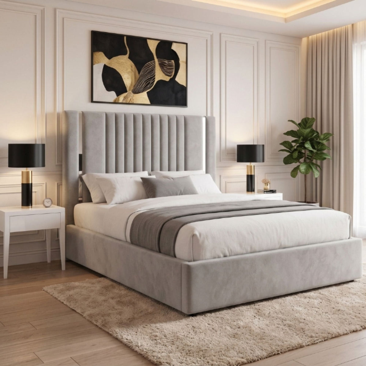 Regency Vertical Panel Bed Frame - Eagle Bed