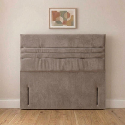 Elite horizontal panel headboard fixed to a divan base