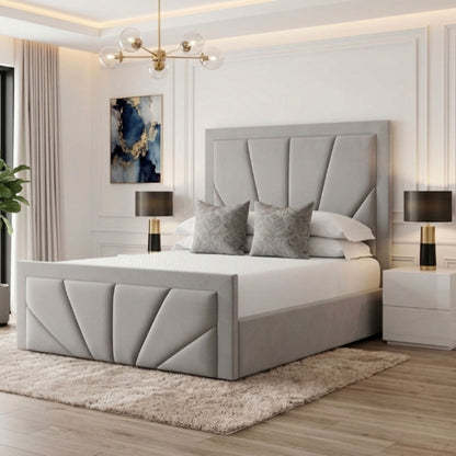 Aurora Sunrise Panel Bed Frame - Eagle Bed