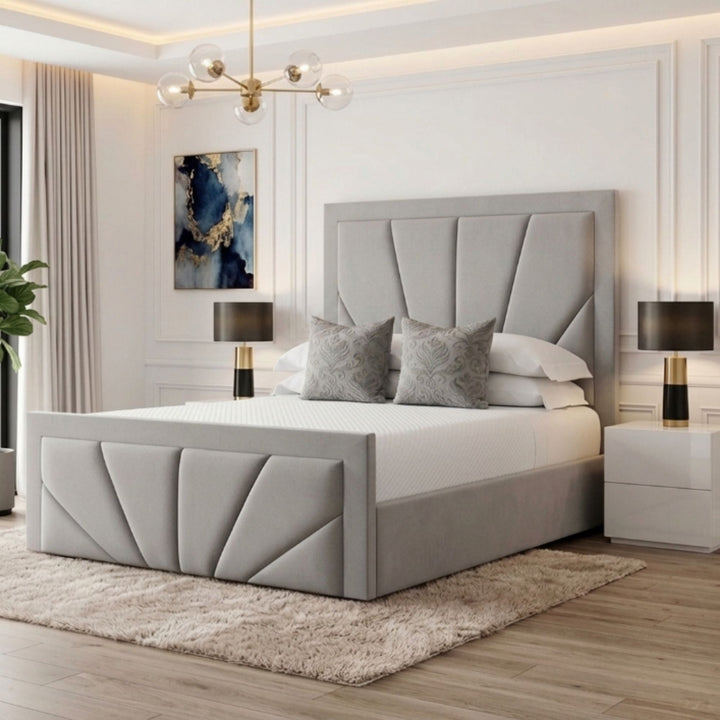 Eagle Sunrise Fan Panel Bed