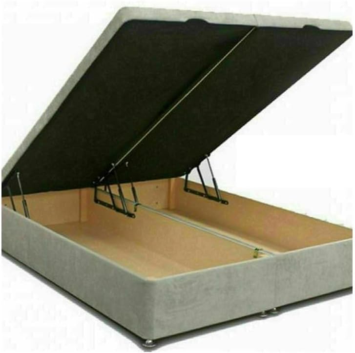 Line Bumper Ottoman Gas Lift Bed side view - Eagle Bed UK