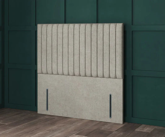 Lines Panel Upholstered Headboard velvet UK - Eagle Bed