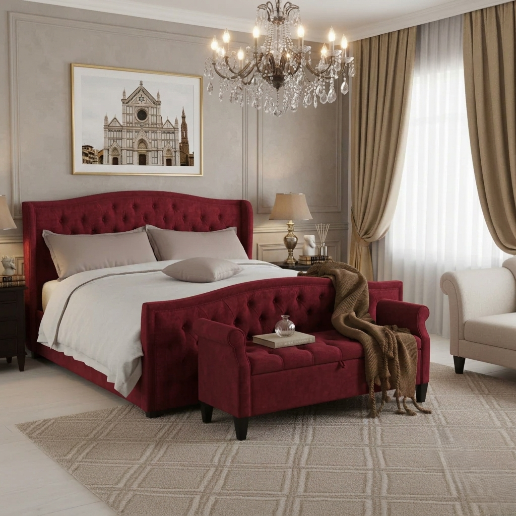 Hilton Wingback Bed