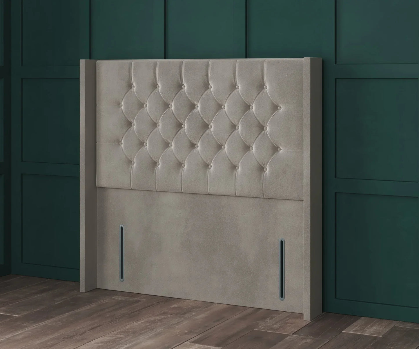 Chester Wingback Panel Headboard | Upholstered Headboard | 3ft to 6ft | UK Made