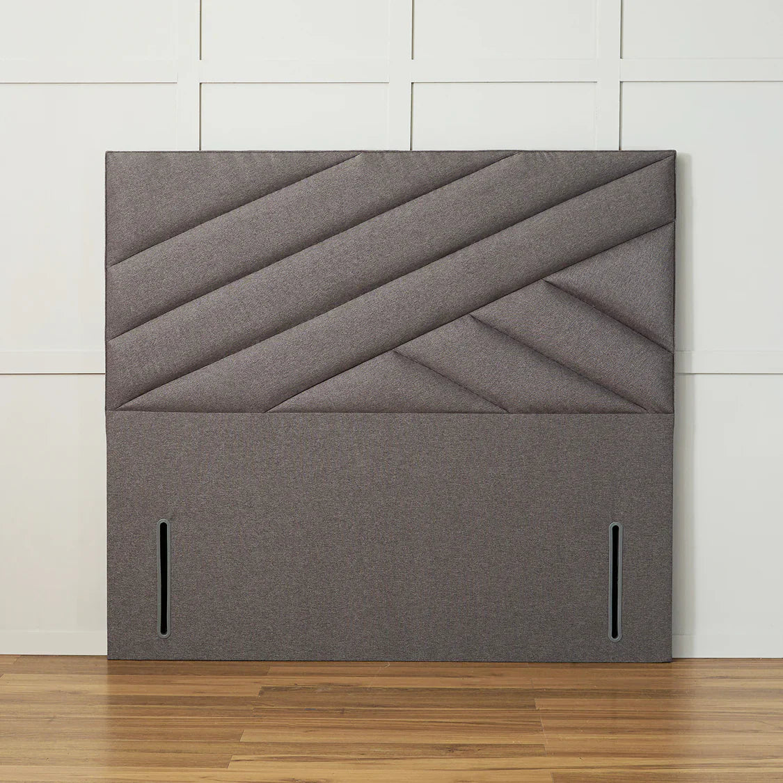 Lines Panel Upholstered Headboard | Velvet Headboard | 3ft to 6ft | UK Made