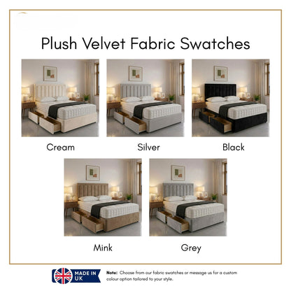 Oxford Panel Storage Bed with Drawers