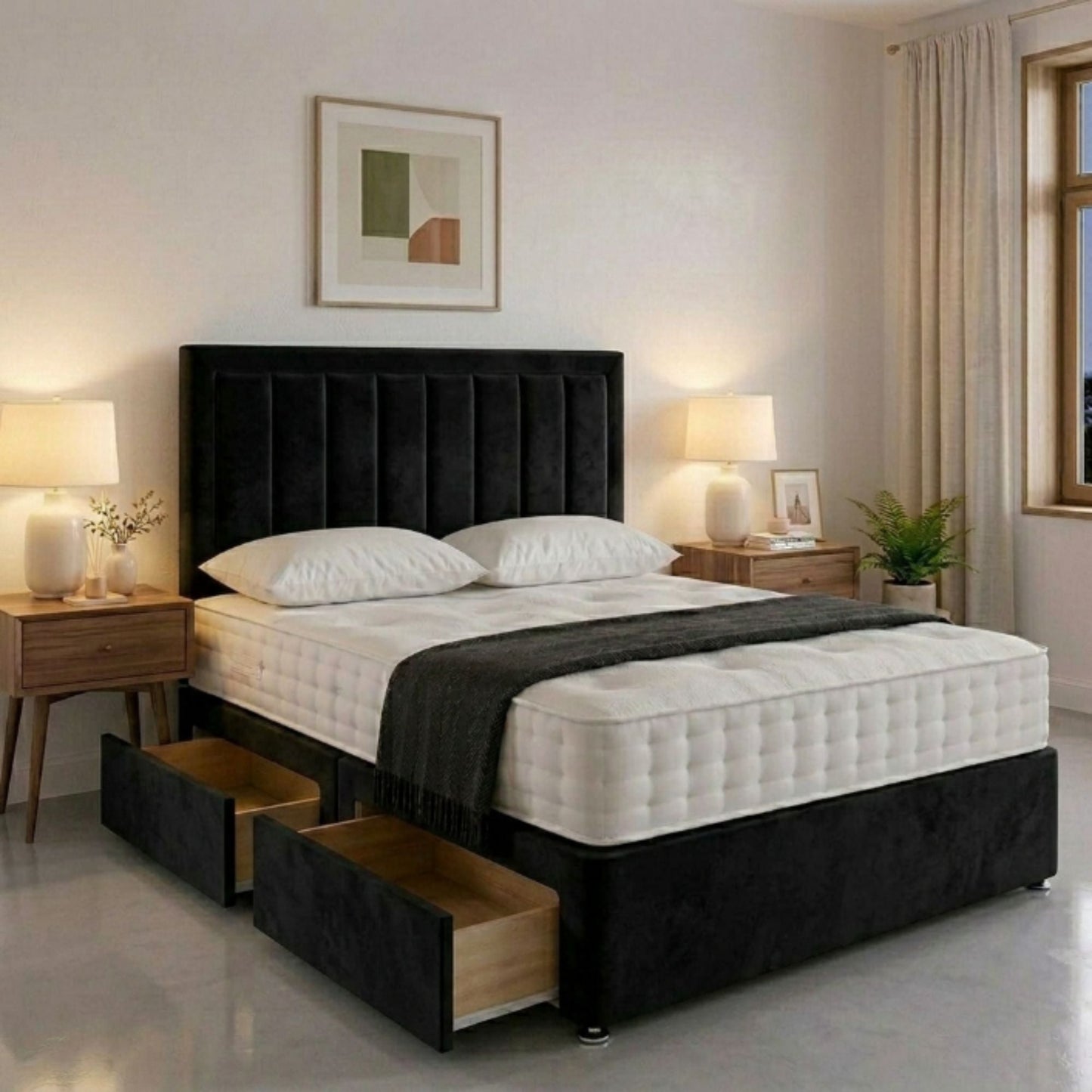 Cambridge Storage Panel Bed Frame - Eagle Bed