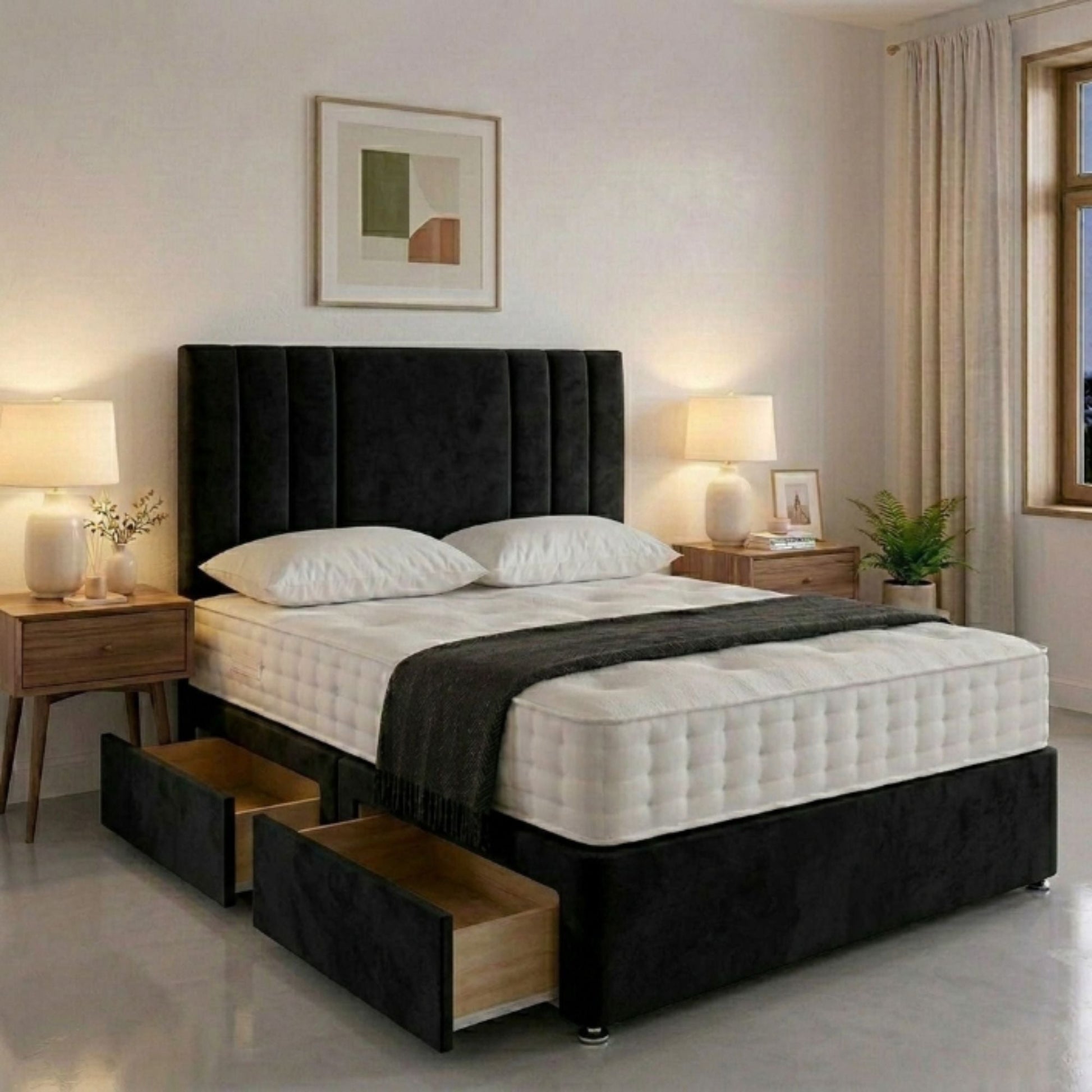 Oxford Divan Storage Bed Frame - Eagle Bed