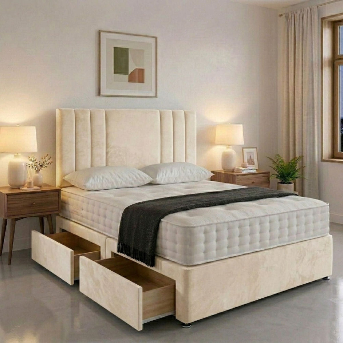 Oxford Divan Storage Bed Frame - Eagle Bed