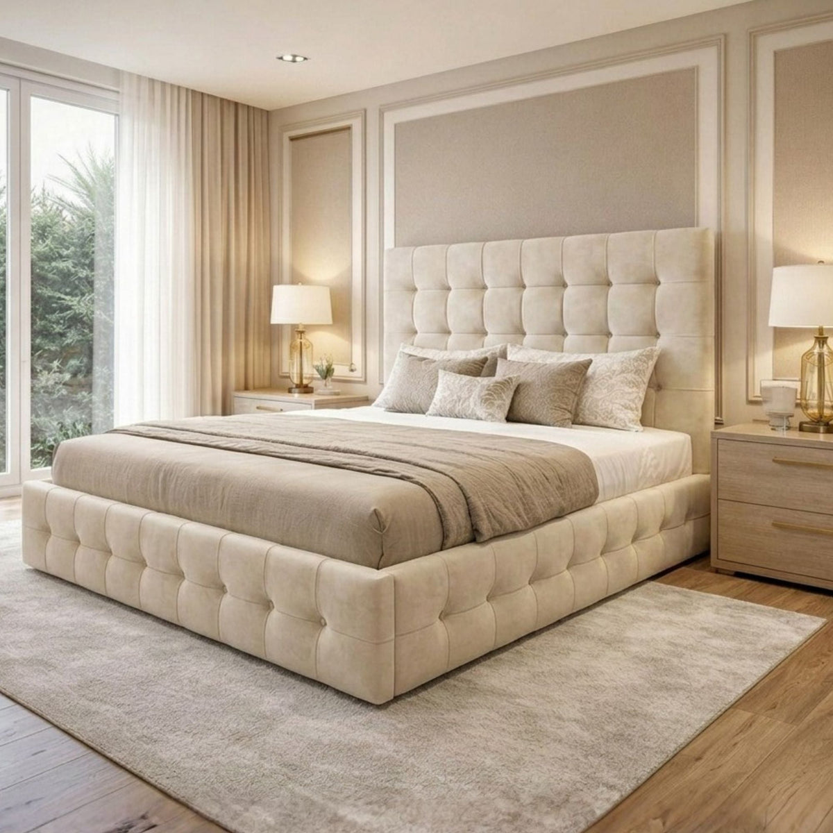Imperial Chesterfield Panel Bed Frame - Eagle Bed
