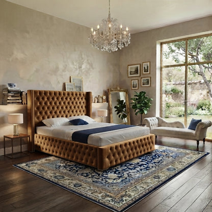 Romeo Wingback Bed