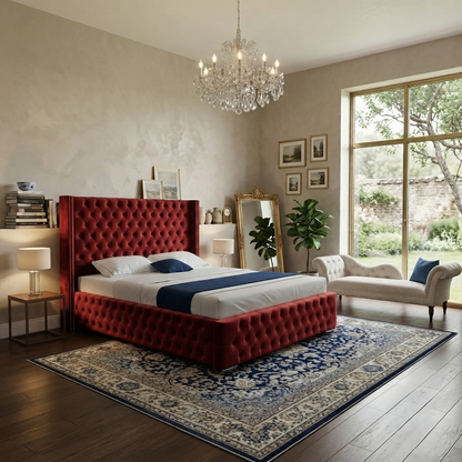 Romeo Wingback Bed
