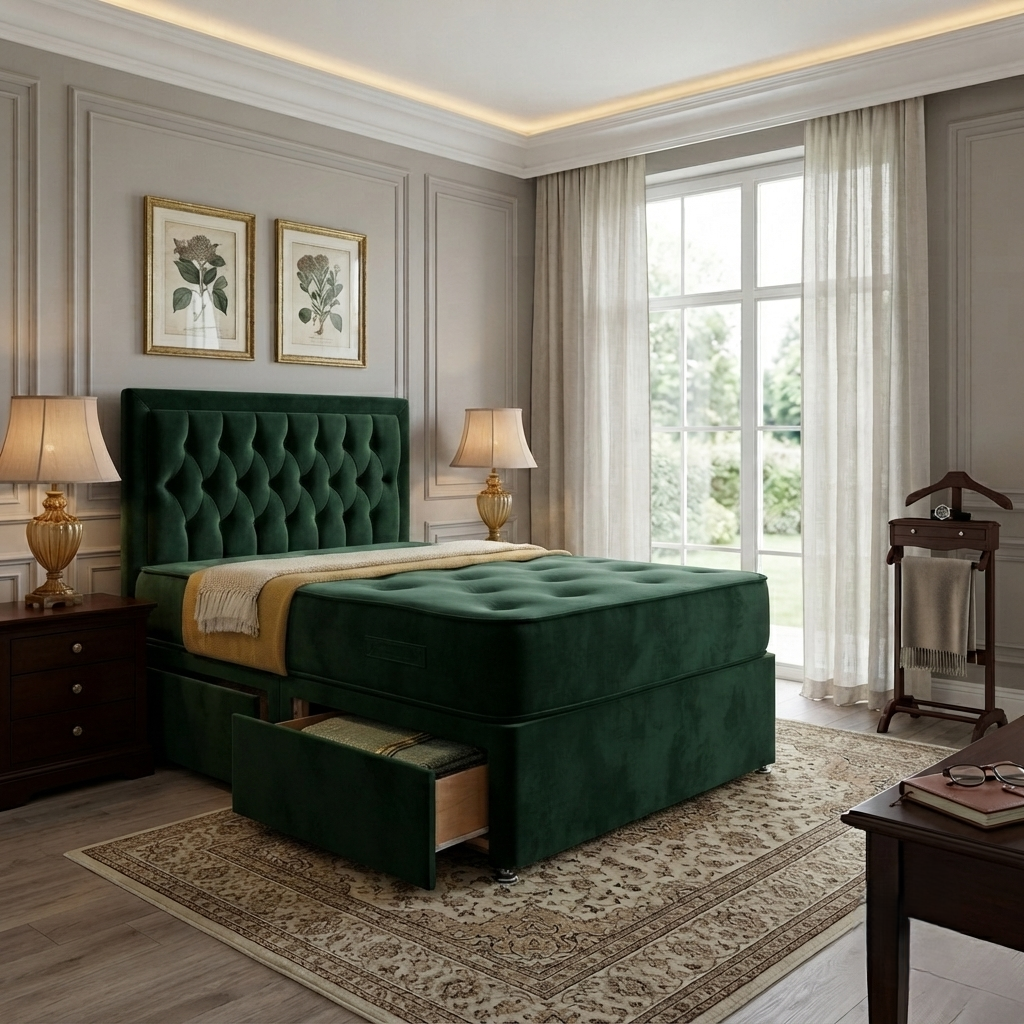 Brooklyn Divan Bed - firm platform divan base