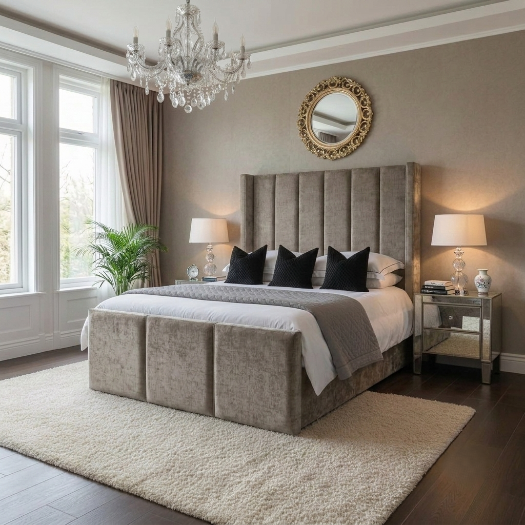 Mayfair Wingback 2 Line Bed