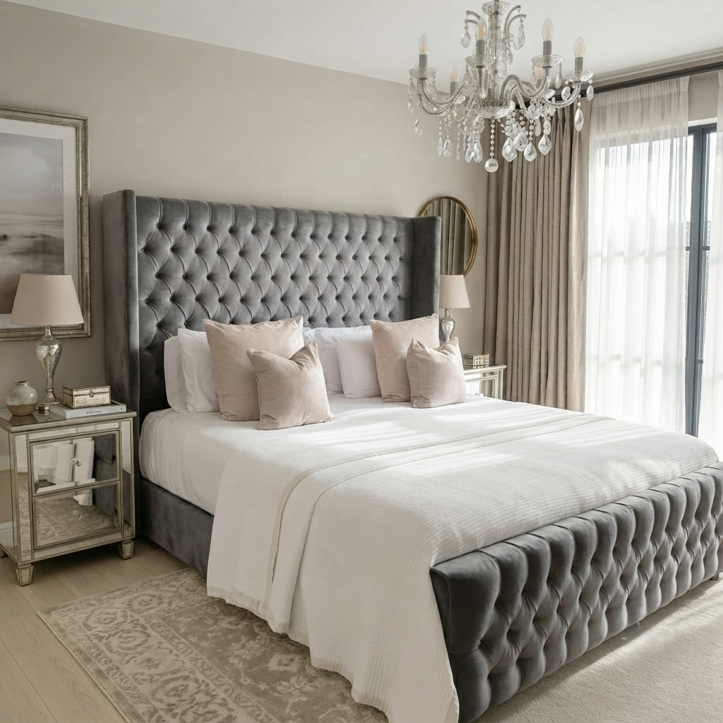 Florida Wingback Bed