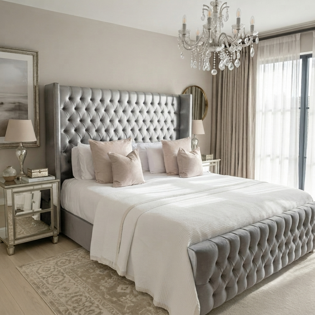 Florida Wingback Bed