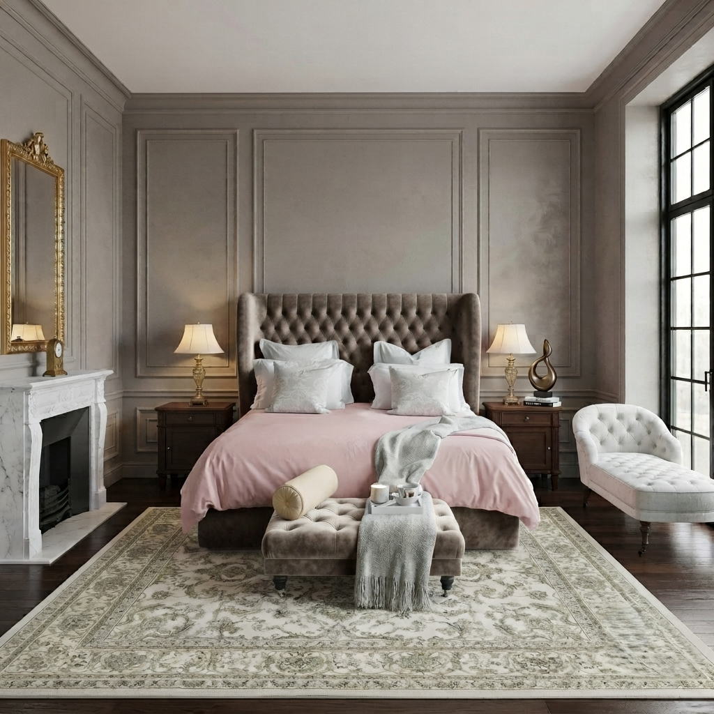 Liberty Wingback Bed