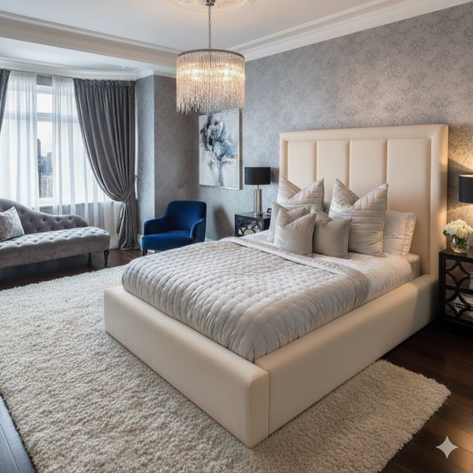 Rio Bumper Luxury Upholstered Velvet Bed UK - Eagle Bed
