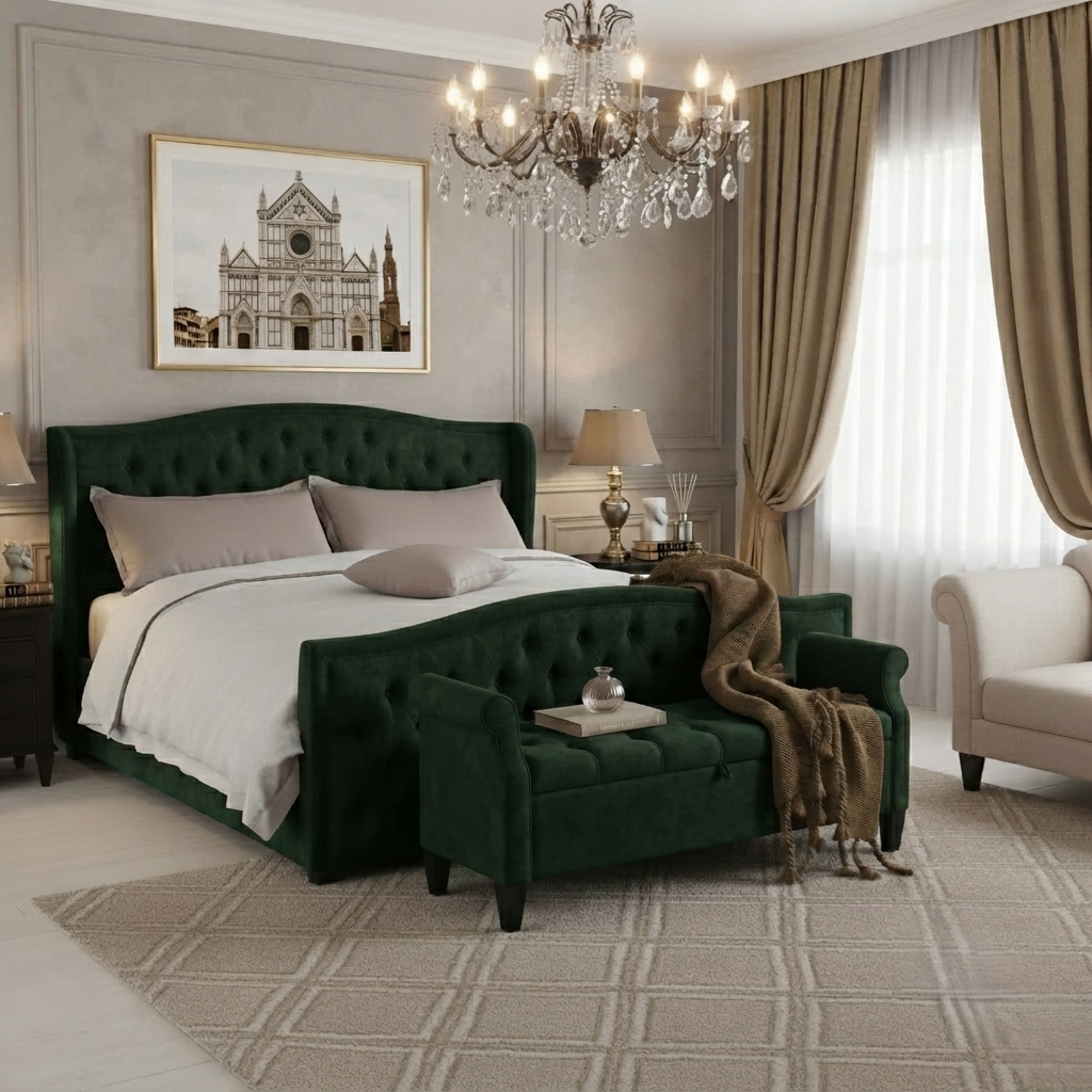 Hilton Wingback Bed