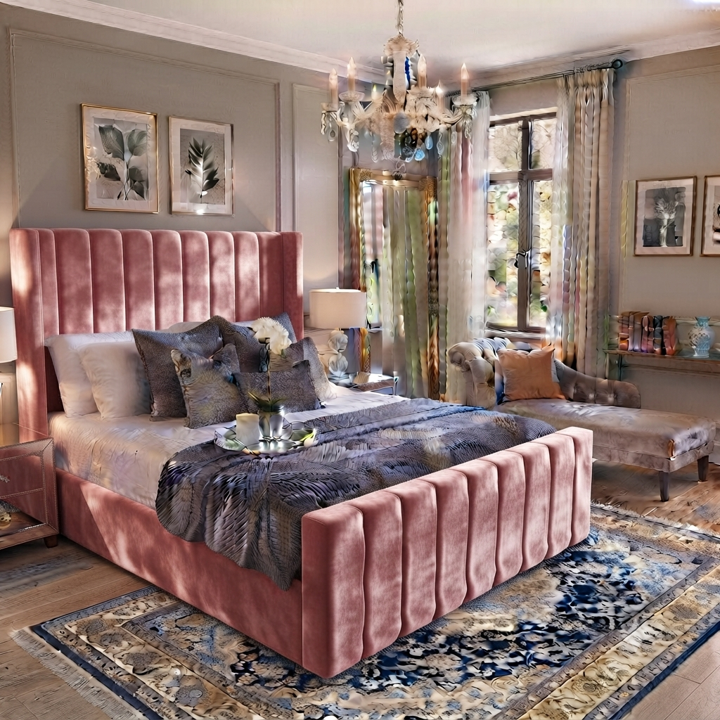 Mayfair Wingback Bed
