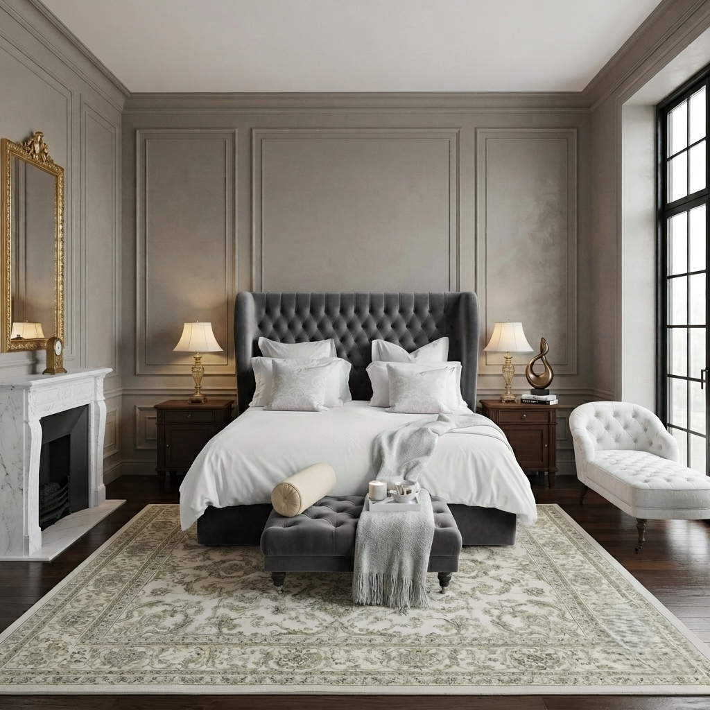 Liberty Wingback Bed