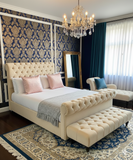 Roman Sleigh Bed