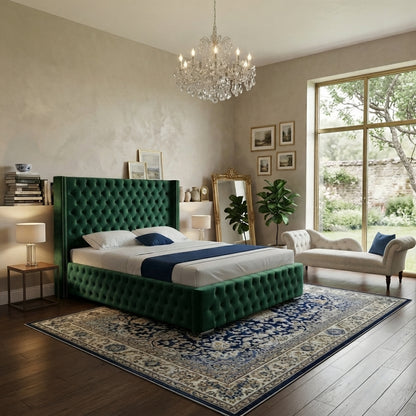 Romeo Wingback Bed