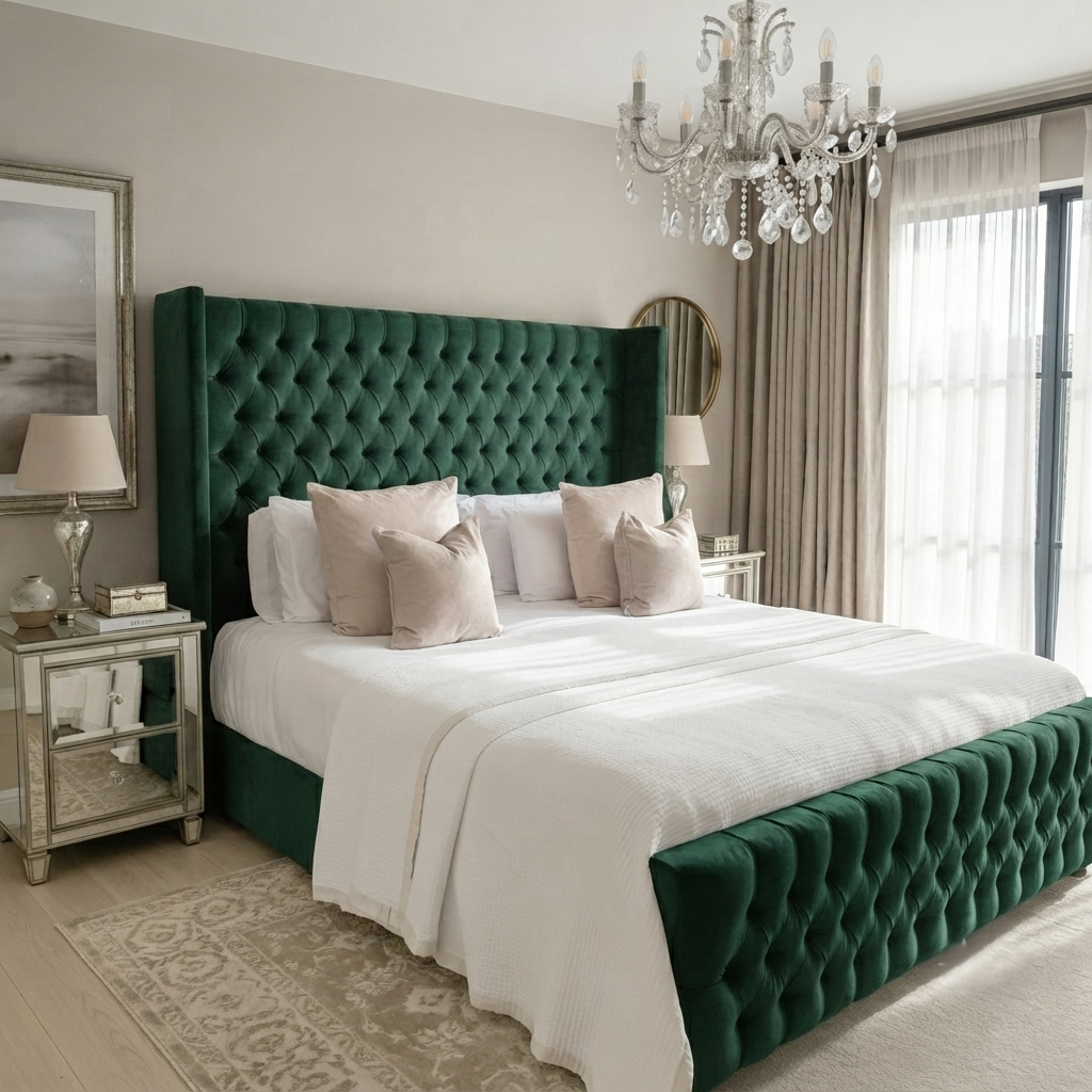 Florida Wingback Bed