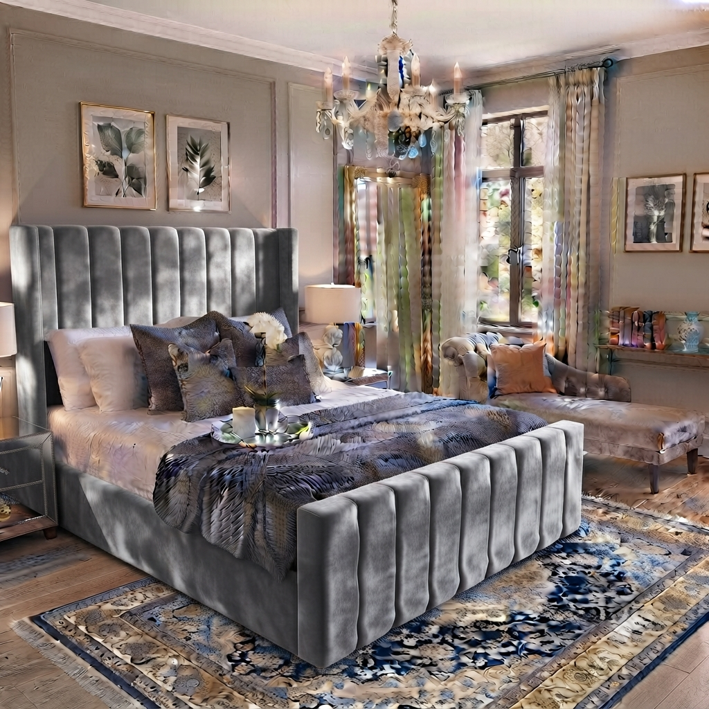 Mayfair Wingback Bed