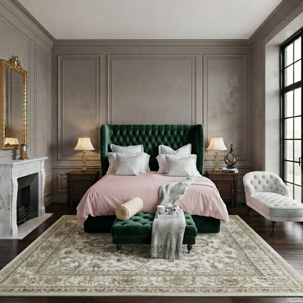 Liberty Wingback Bed