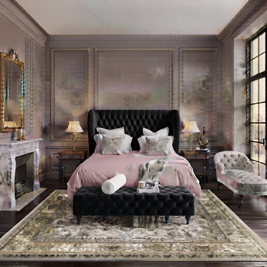 Liberty Wingback Bed