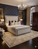Black piping  Bed