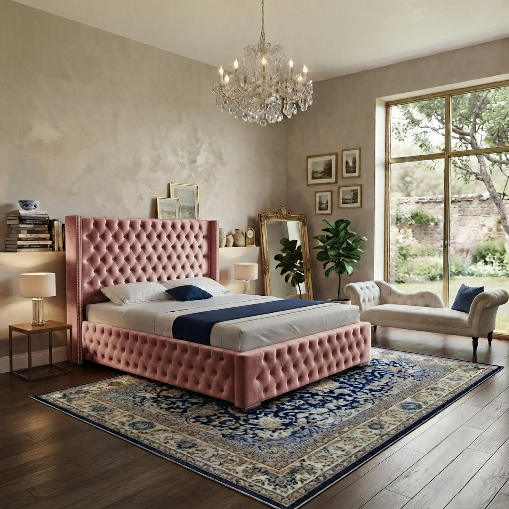 Romeo Wingback Bed