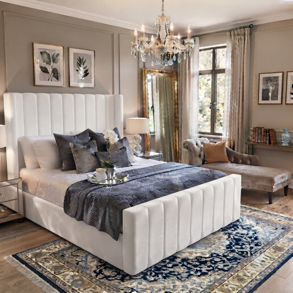 Mayfair Wingback Bed