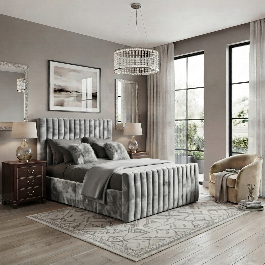 Indigo Line Bed