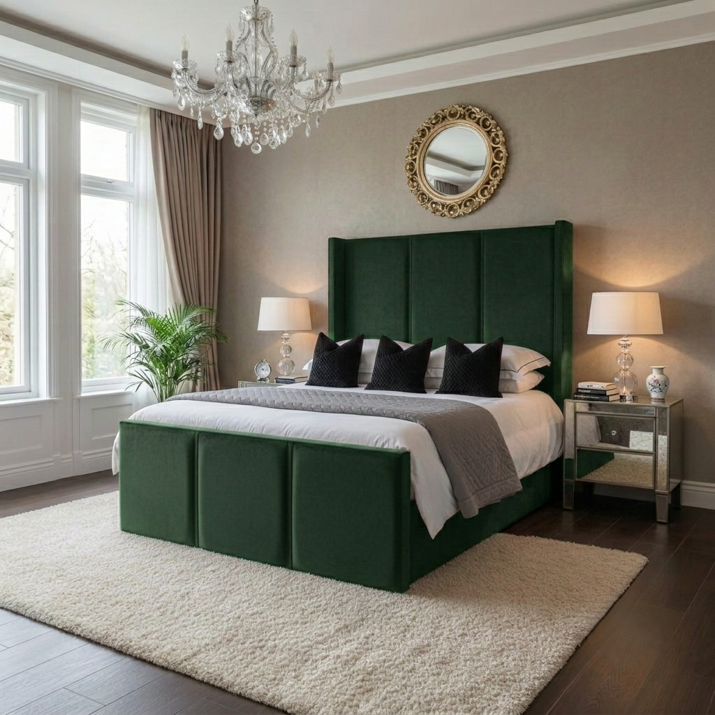 Mayfair Wingback 2 Line Bed