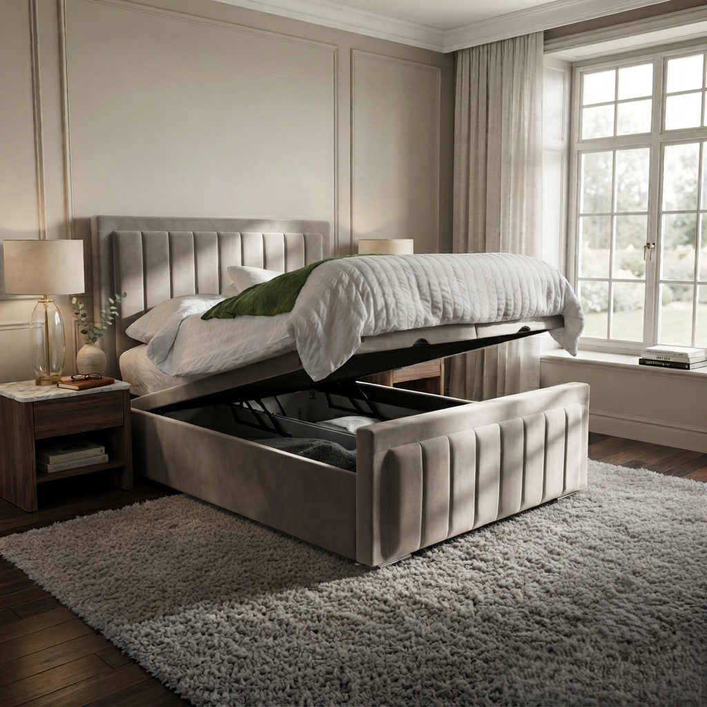 Mayfair Bumper Ottoman Storage Bed