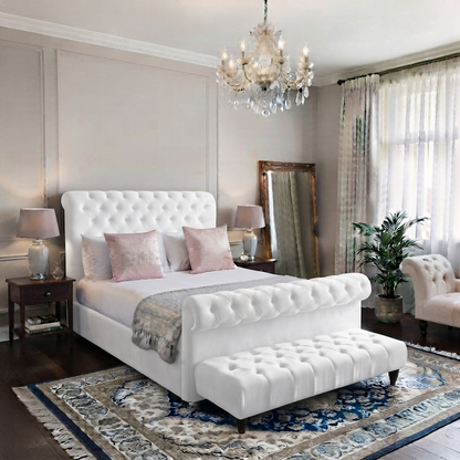 Roman Sleigh Bed