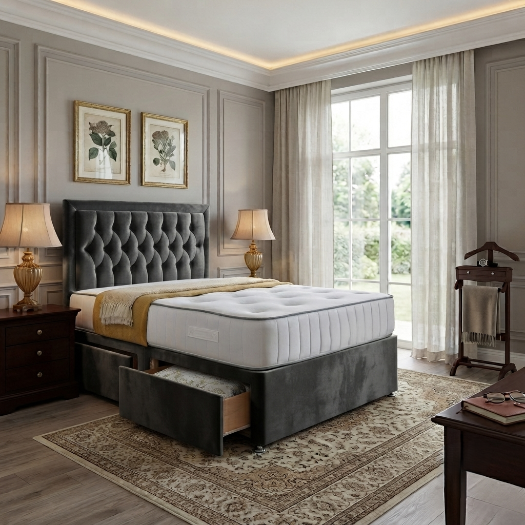Brooklyn Divan Bed - side profile