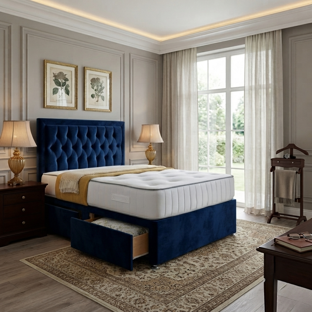Brooklyn Divan Bed - footboard detail