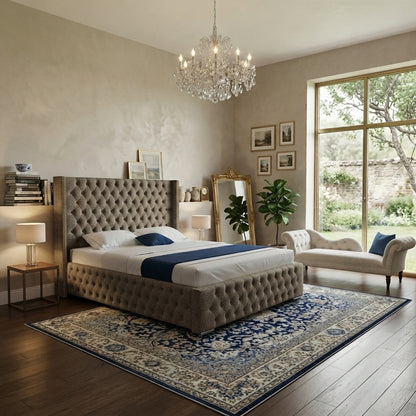 Romeo Wingback Bed