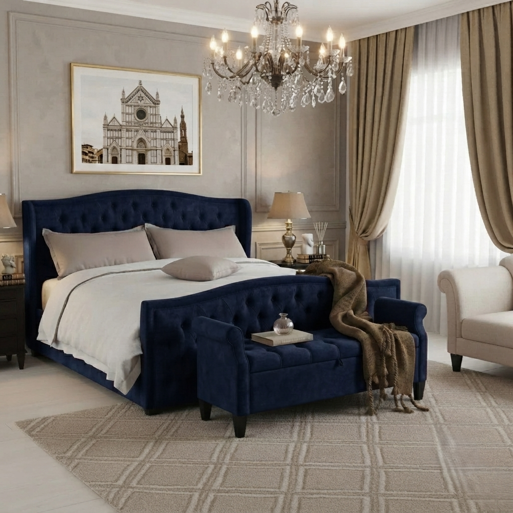 Hilton Wingback Bed