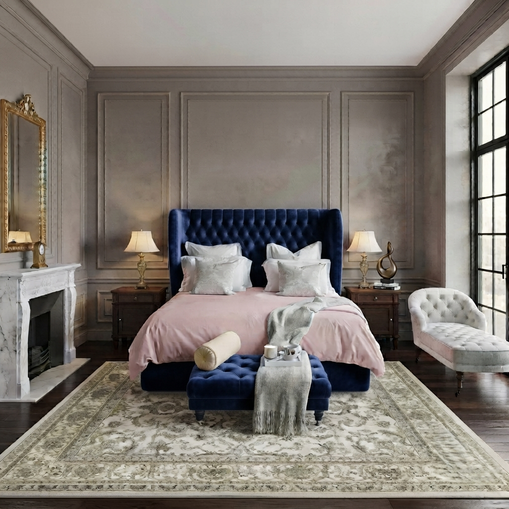 Liberty Wingback Bed